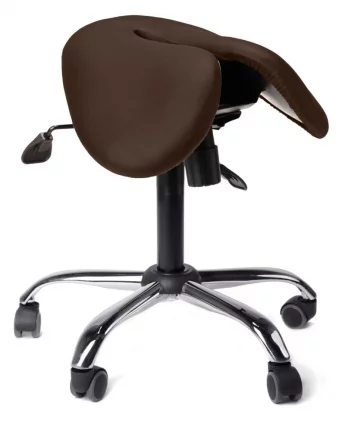 Раздвоенное кресло-седло ЕЗДуо Коричневый / EZDuo_0