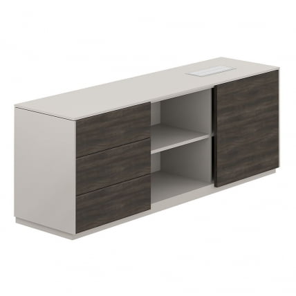 Тумба опорная 1700 левая Атлас НЗ-0221.ГС.БТ.Л Серый камень Бренсон Трюфель / Atlas NZ-0221.GS.BT.L_0