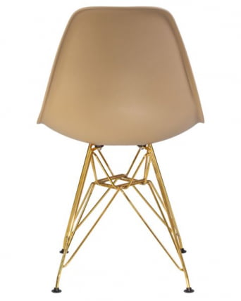Стул обеденный ДОБРИН ДСР (ножки золотые, цвет бежевый (ГР-03)) 4 шт / DOBRIN DSR (GR-03))_5