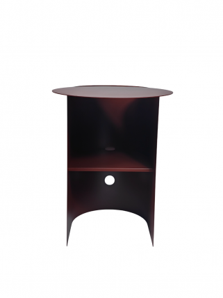 Журнальный столик Флоире металл бордовый / Floire_2