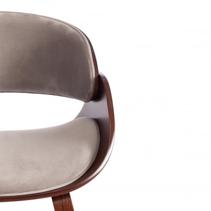 Стул ЛАНДО (мод.8036) дерево / ткань, 59х53х75 см, орех/серый / LANDO (mod.8036)_5