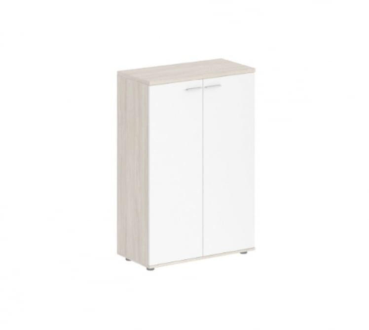 Шкаф средний Сигма СГ.803.ОЛ.ВХ Дуб светлый Белый / Sigma SG.803.OL.WH_0