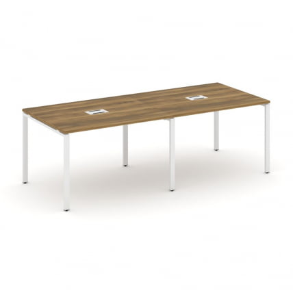 Стол переговорный (2 столешницы) CОНCЕПТ CН.ПРГ-022 Сандал Янтарный Белый / CONCEPT CN.PRG-022_0