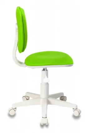 Кресло детское Бюрократ CХ-В204НКС (пластик белый) Салатовый 15-118 / CH-W204NX_2