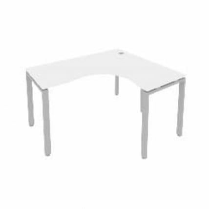 Стол письменный МЕТАЛ СЙСТЕМ Б.СА-3 Пр Белый/Серый / METAL SYSTEM_0