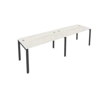 Рабочая станция на 2 раб.места Метал Сйстем Б.СМ-2.3 Наварра/Антрацит / Metal System_0