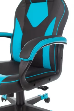 Геймерское кресло Зомбие ГАМЕ 17 Черный-синий / Zombie GAME_6