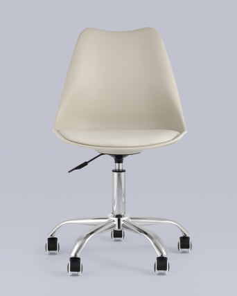 Стул офисный БЛОК СН пластиковый бежевый / BLOK SN_4