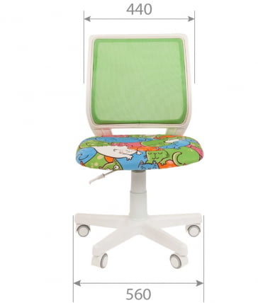 Детское кресло Чаирман ТИН (Кидс) 112 белый пластик зоопарк/ТВ-34 / Chairman (Kids) зоопарк/TW-34_3