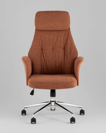 Кресло офисное ТопЧаирс Неома терракотовый ткань / TopChairs Neoma_1