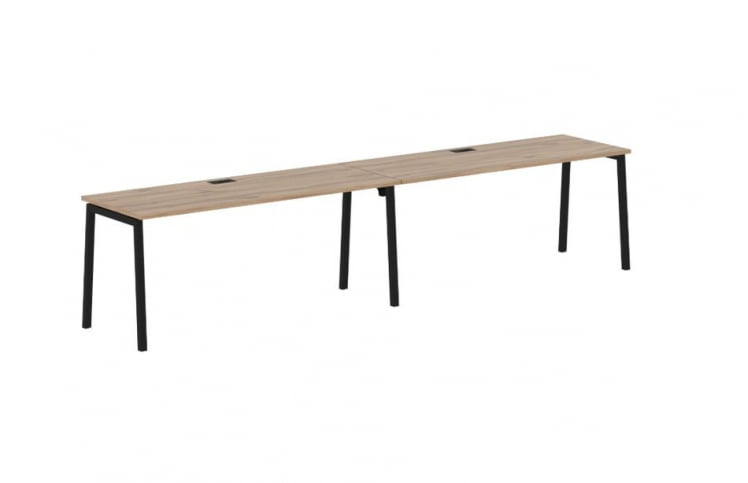 Бенч-система ЕДИС ЕЛВСТ 3567 Дуб Денвер светлый Черный / EDIS ELWST_0