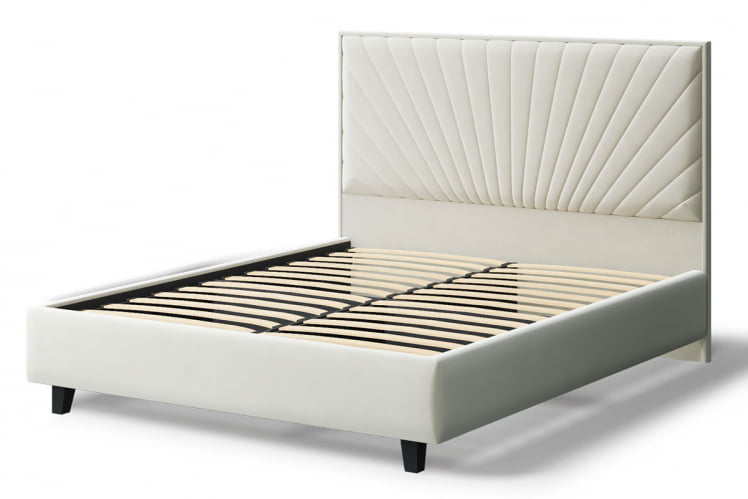 Кровать Леона, 2000кс1600мм, серо-белый / 2000x1600мм,_1