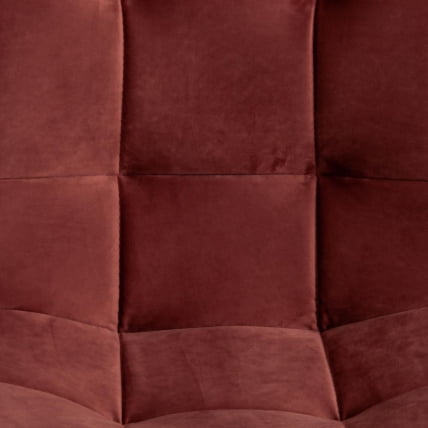 Стул CХИЛЛЙ (мод. 7095-1) / 1 шт. в упаковке ткань/металл, 45кс53х88 см, высота до сиденья 50 см, коралловый баркхат 15 /белый / CHILLY (mod. 45x53х88 barkhat_7