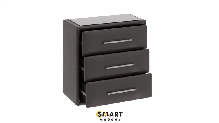 Комод со стеклом Элис Темный_2