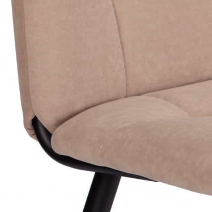 Стул обеденный Асти флок , 47х54х86, бежевый, 7 / Asti_7