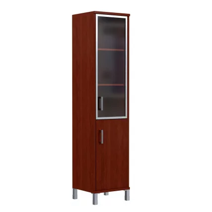 Стеллаж стекло в раме В431.4 Р Бургунди / R_0