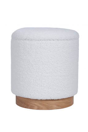 Пуф с ящиком Долли С тедди Белый / S_0
