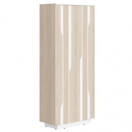 Шкаф высокий Лине СФ-574204 Дуб светлый Белый / Line_0