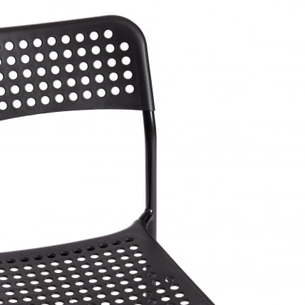 Стул АДДЕ (мод. C-049) металл/пластик, 39 х 49 х 78 см, Блаcк (черный) / ADDE (mod. C-049) Black_8