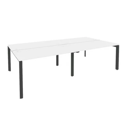Рабочая станция на П-образном м/к ОНИКС О.МП-Д.РС-4.3.7 Белый Бриллиант/Антрацит / ONIX O.MP-D.RS-4.3.7_0