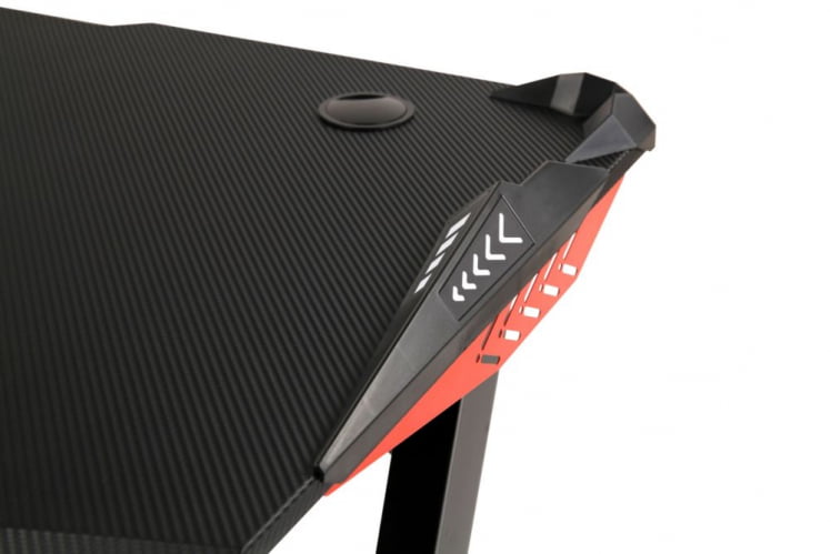 Игровой компьютерный стол СКИЛЛЛ CТГ-003 120КС60 Черный-красный / SKILLL CTG-003 120X60_10