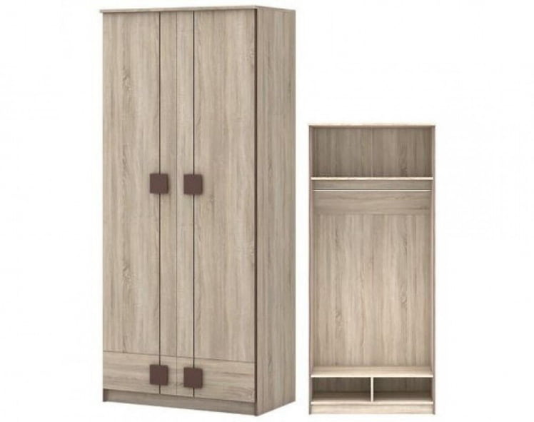 Шкаф 2-х дверный с ящиками Диско Шк24_0