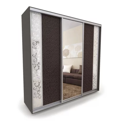 Шкаф-купе 3-х дверный Акцент-Вера КС 2400х600 Венге_0