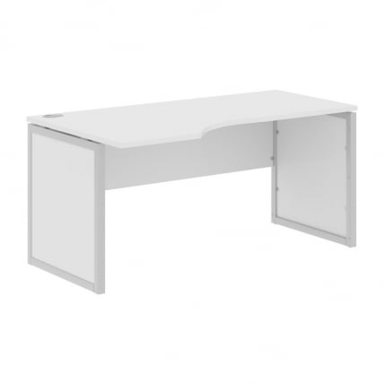 Стол письменный левый КСТЕН-КП КСКПCЕТ 169 Л Белый Серый / XTEN-QP XQPCET L_0