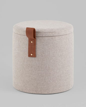 Пуф с ящиком Эркки КСС серый / XS_0