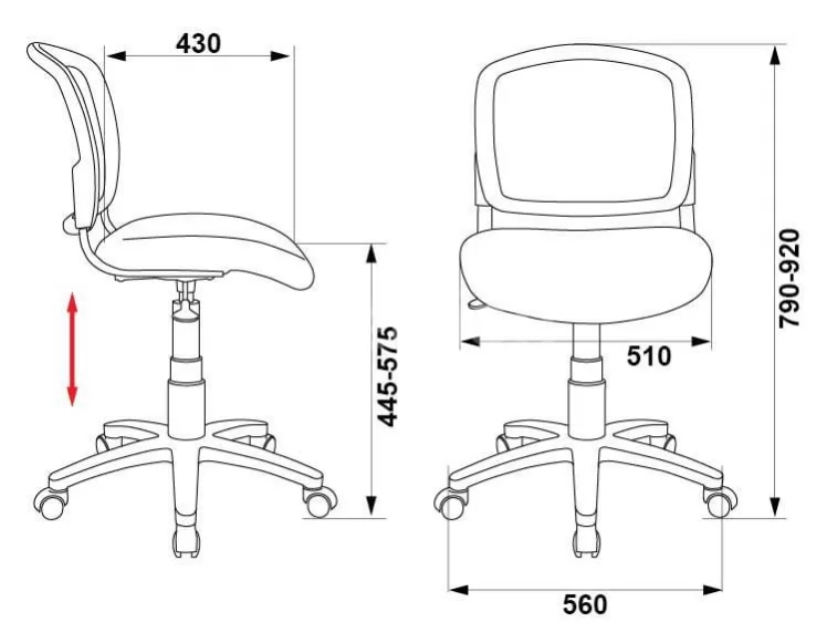 Кресло Бюрократ CХ-296НКС/МОТО_БЛ / CH-296NX/MOTO_BL_7