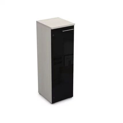 Пенал средний со стеклом левый ГЛОСС ЛИНЕ9НП.017.7Л Иворй / GLOSS LINE9НП.017.7Л Ivory_0