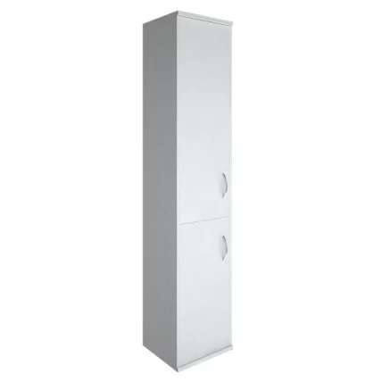 Шкаф высокий узкий левый Рива А.СУ-1.3 Л Белый / Riva_0