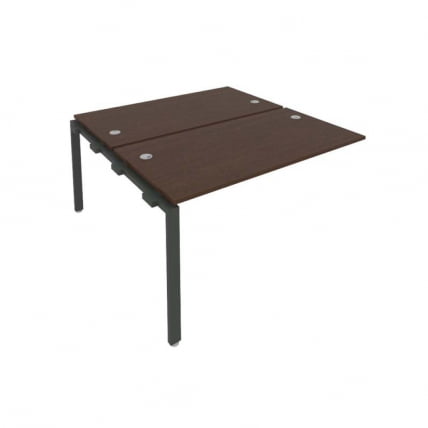 Проходной наборный элемент рабочей станции Метал Сйстем Б.ПРС-СП-2.3 Венге/Антрацит / Metal System_0