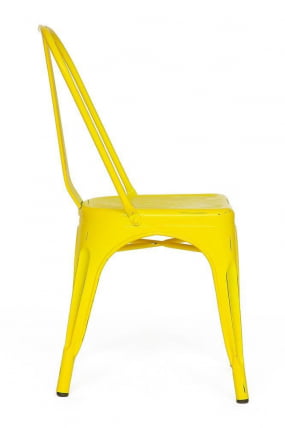 Стул ЛОФТ CХАИР (мод. 012) металл, 45*35*85см, желтый/йеллов винтаге / LOFT CHAIR (mod. желтый/yellow vintage_2