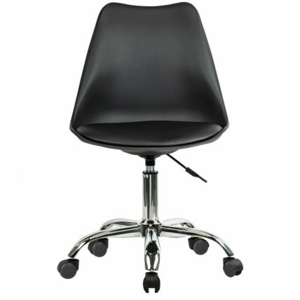 Офисное кресло БРАБИКС Еамес МГ-310 CХ экокожа Черный / BRABIX Eames MG-310 CH_2