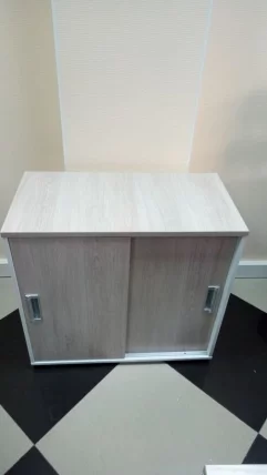 Тумба-купе Дека 9.02.08 Дуб Сантана светлый/Белый / Deka_6