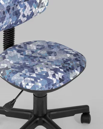 Кресло компьютерное детское УМКА абстракция Синий_7