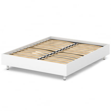 Кровать двуспальная с ортопедическим основанием Орната 	Н-460 Белый Шагрень / Ornata_0