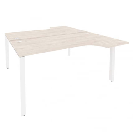 Рабочая станция на П-образном м/к ОНИКС О.МП-Д.СА-1 Денвер Светлый/Белый / ONIX O.MP-D.SA-1_0