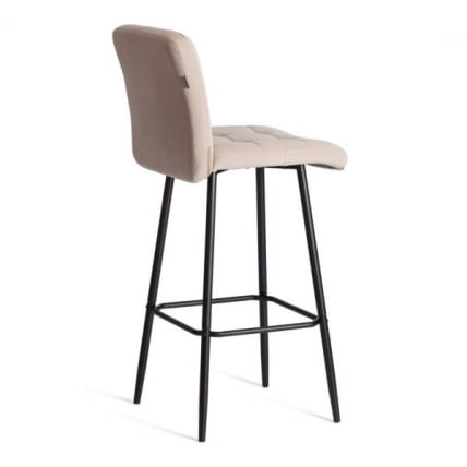 Барный стул Медео/Медео велюр, бежевый, 7, 45х56х113 см / Medeo/Медео_6