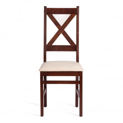 Стул CРОССМАН (комплект) НЕВ, Многослойный березовый шпон, 41х40кс100 см, каппучино/велюр бежевый / CROSSMAN NEW, 41х40x100 cappuchino/велюр_4