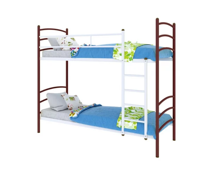 Кровать двухъярусная Милана Дуо 800х1900 Медная шагрень / Duo_0