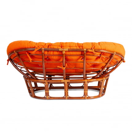 Диван МАМАСАН/МАМАСАН 23/02 В /с подушкой/ подушка 182х119 см, 169х102х80 см, Когнаc (коньяк), ткань, оранжевый, С 23 / MAMASAN/МАМАСАН W Cognac_3