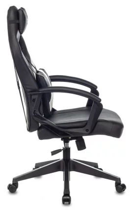 Геймерское кресло Бюрократ ЗОМБИЕ ДРИВЕР Черный-белый / ZOMBIE DRIVER_2