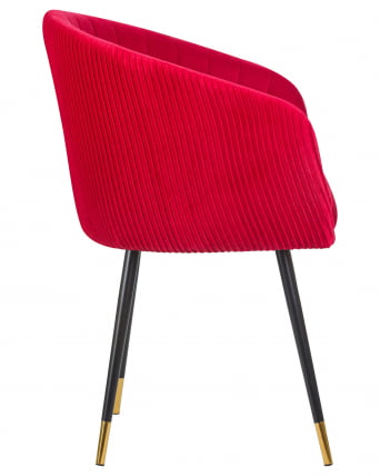Стул обеденный ДОБРИН МАРЙ Малиновый велюр 1922-14 / DOBRIN MARY_2