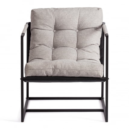 Кресло Чарли/Чарли рогожка, серо-бежевый, 3М 16/2, 70х70х84 см / Charli/Чарли 3M_8