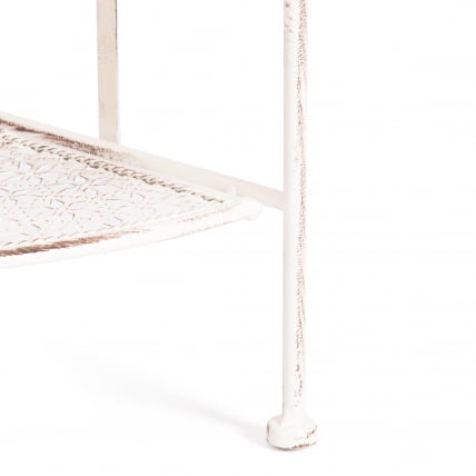 Этажерка угловая Сеcрет Де Маисон Николе (ПЛ08-10338) стальной сплав, античный белый, 48х33х159 см / Secret De Maison Nicole (PL08-10338)_5