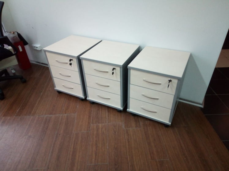 Тумба подкатная ИМАГО ТМ-3.А Клен Металлик / IMAGO_7