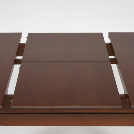 Стол раскладной Риcко (Рикко) основание бук, столешница мдф, 80кс120+40кс75см, Коричневый / Ricco 80x120+40x75см,_4