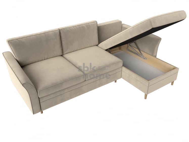 Диван София угловой правый  (1500*2250*900) Бежевый, 31593_3